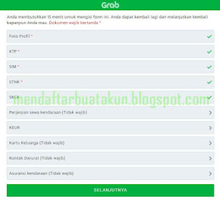 cara daftar grabcar online