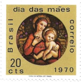 Selo Dia das mães de 1970