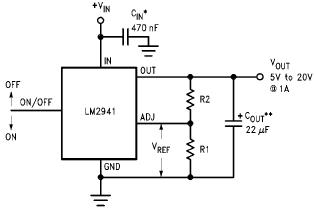 Low Dropout Adjustable Regulator Circuit