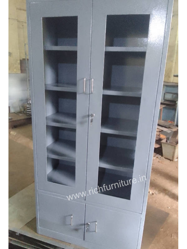 2 Compartment with Glass Door