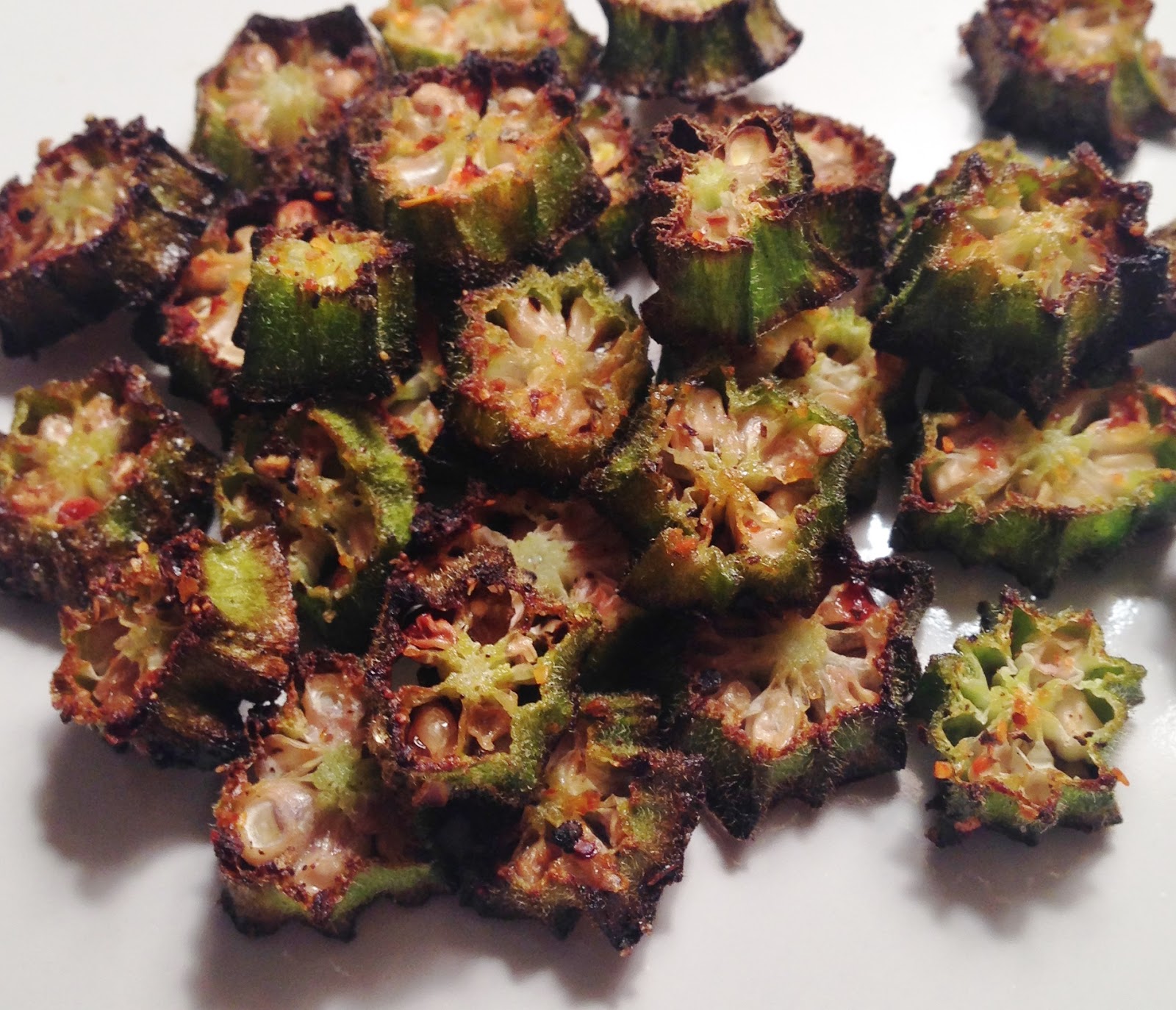 What's Cooking With Melissa?: Oven-Baked Okra Chips