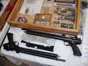 There was no shortage of vintage American guns. Crosmans and Benjamins were .