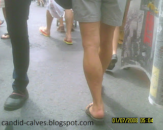 milf candid muscular calves