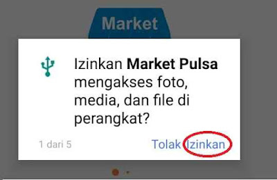 Cara Download Aplikasi Market Mobile Topup Market Pulsa