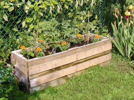 wooden planter box plans free
