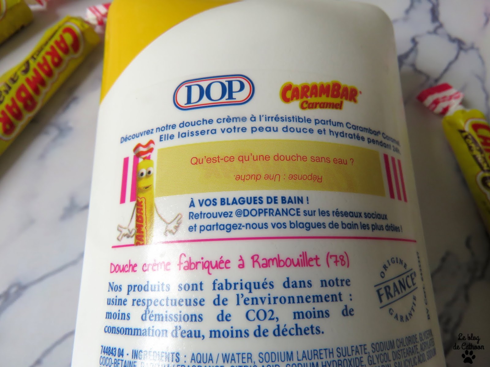 Carambar Caramel - Douche Crème - Douceurs d'Enfance - Dop