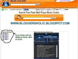 Cara Memasang Musik Player di Blogspot