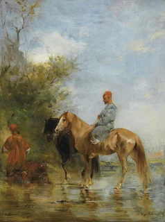 Caballeros por el río de Eugène Fromentin