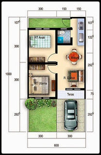 Denah Rumah Minimalis Type 36