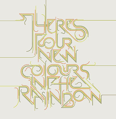 rainbow fonts