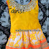 Yellow Printed Kids Skirt