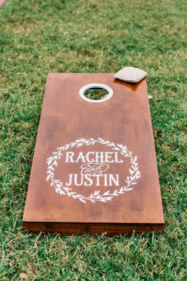 corn hole game reception