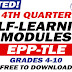 EPP-TLE - 4th Quarter Self-Learning Modules (SLMs)