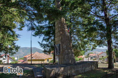 #Capari village, near #Bitola, #Macedonia - Monument to the Fallen Fighters from the Ilinden Period and the National Liberation War