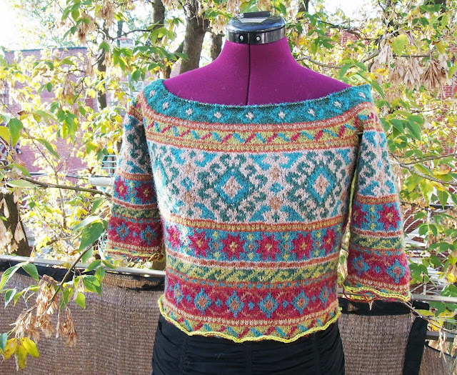 Anatolia by Marie Wallin from Rowan Magazine 54, knit by Dayana Knits