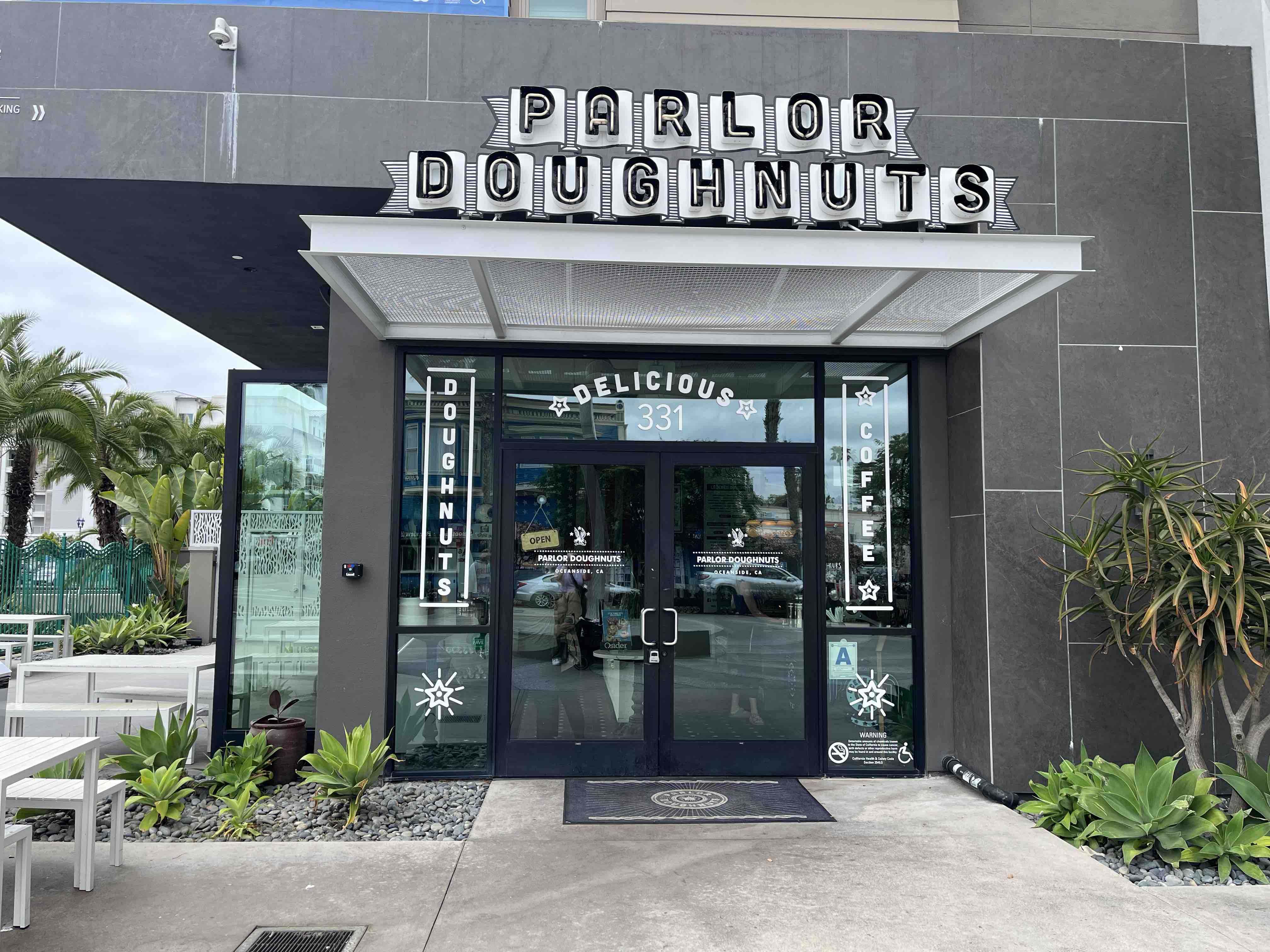 Best donuts in Oceanside Parlor Doughnuts exterior outside