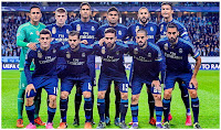 REAL MADRID C. F. - Madrid, España - Temporada 2015-16 - Keylor Navas, Kroos, Varane, Casemiro, Benzema y Cristiano Ronaldo; Kovacic, Nacho, Carvajal, Isco y Arbeloa - MALMOE FF 0 REAL MADRID C. F. 2 (Cristiano Ronaldo 2) - 30/09/2015 - UEFA Champions League, fase de grupos - Malmoe, Suecia, Swedbank Stadion