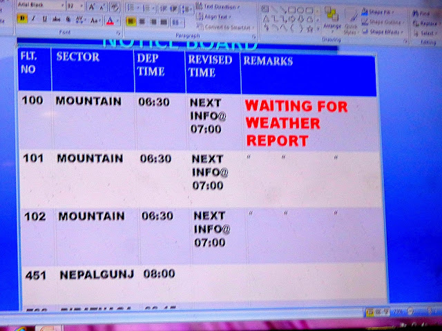 Weather Report for Mountain Flight