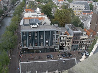 View looking down on Anne Frank House