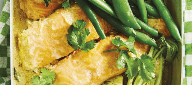 Thai Green Curry Fish Bake