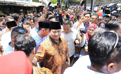 Kunjungi Ponpes Attauhidiyah Giren Tegal, Prabowo Bersilahturahmi Dengan KH Ahmad Saidi