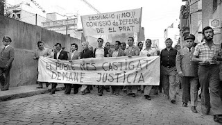 Manifestación contra el desvío del Llobregat