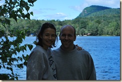 Brian and Lisa by lake