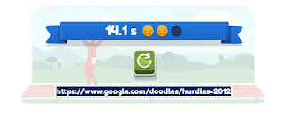 Google Doodles Hurdles 2012 - Olympic Games London 2012