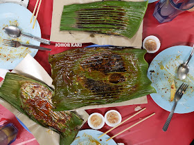 Sin Huat Ikan Bakar in Johor Bahru JB Kampung Baru Pandan 星發鐵板燒