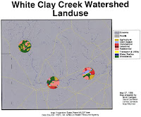 White Clay Creek Watershed Map