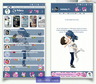 Lover Theme For YOWhatsApp & KM WhatsApp By Thania