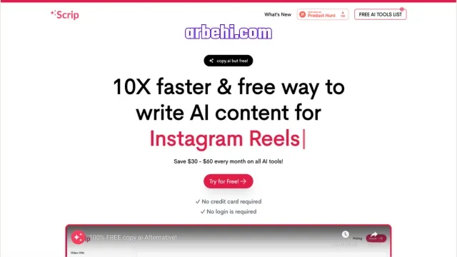Scrip AI: The AI Video Script Writing Tool That's Changing the Game