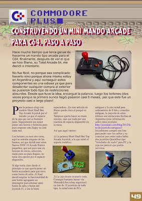 RetroWiki Magazine #10 Construyendo un minimando arcade paso a paso