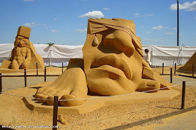 Great Roman Empire Sand Sculpture Exhibition in Russia Seen On coolpicturesgallery.blogspot.com