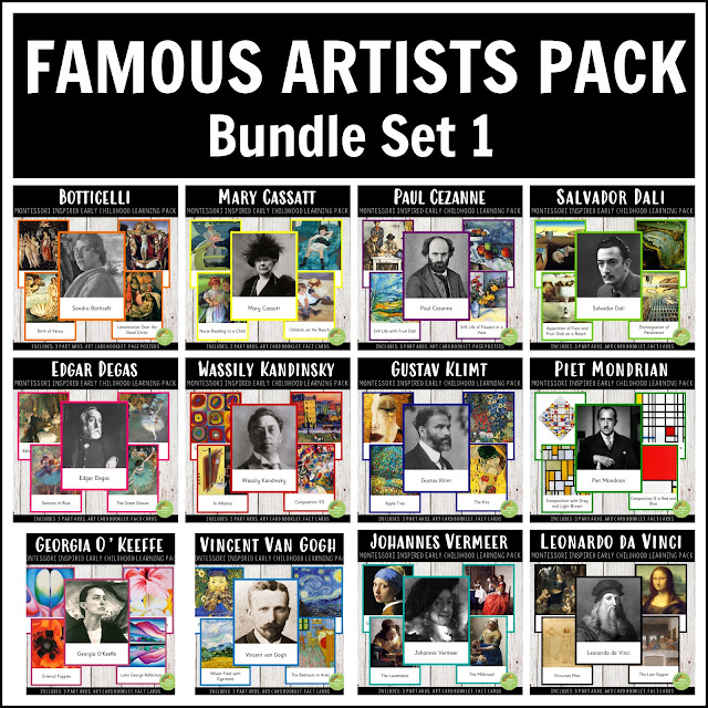 Famous Artists and their Artworks Bundle Set1