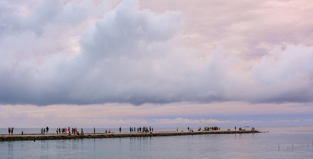 Beautiful Clouds Over the Sea in Tonga