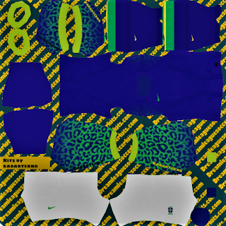 DLS23 Brazil National Team Kits 22/23 - FIFA World Cup - Nike Jersey