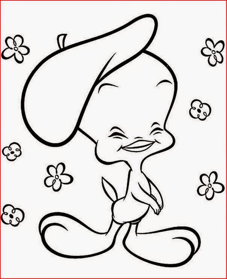 Download Coloring Pages: Tweety Bird free printable coloring pages ...
