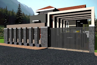 Desain Pagar Rumah Minimalis