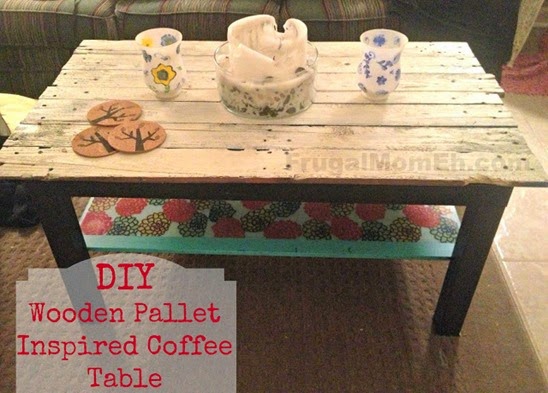 wooden pallet coffee table