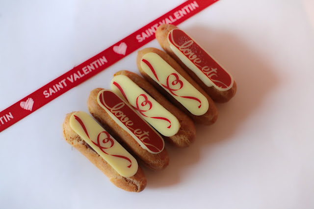 Saint-Valentin, Picard, love, éclairs, gâteaux