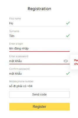 Kiếm tiền online với Yandex Toloka