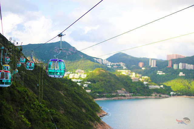 Cable Car in Ocean Park, Hong Kong