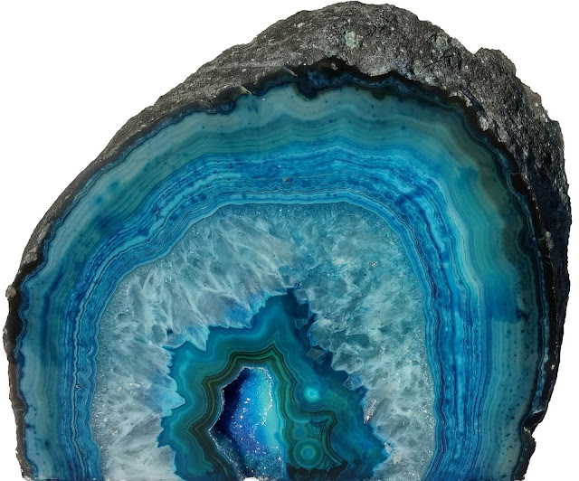 niebieski agat agaty jak działają jaki mają wpływ litoterapia praca z kryształami wulkaniczne