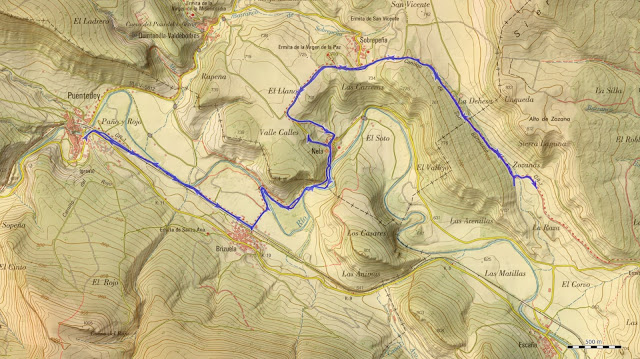 Etapa 4: Zozanas - Puentedey. Ruta por el GR-1 en las Merindades en Mountain Bike.