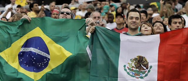 Pertandingan Brazil VS Meksiko 20 Juni 2013
