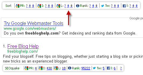 How to Find and Sort High Page Rank Pages in Search Engine Results Page