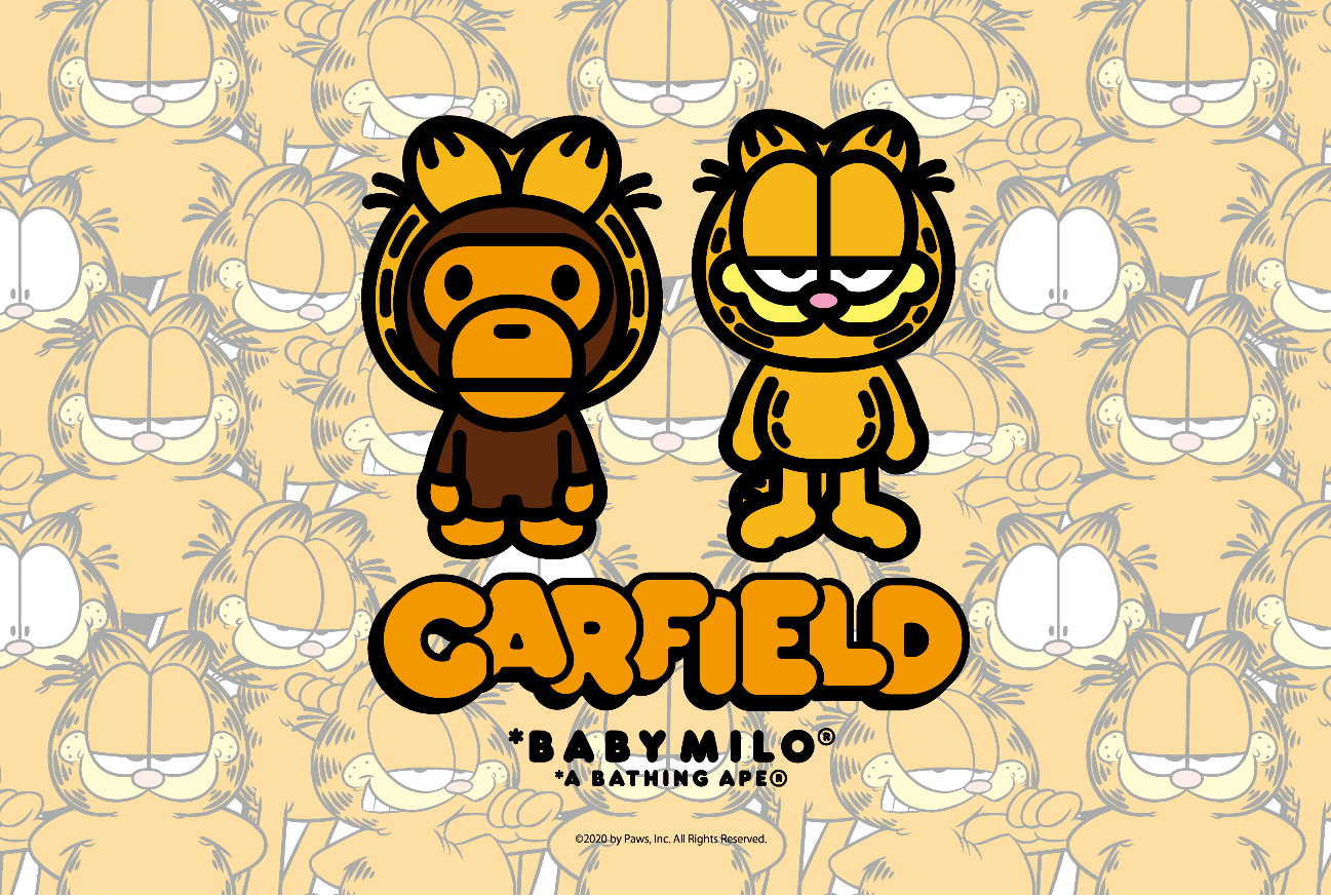 Nickalive Bape Announces A Bathing Ape X Garfield Collaboration