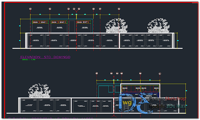 General factory plant in AutoCAD    