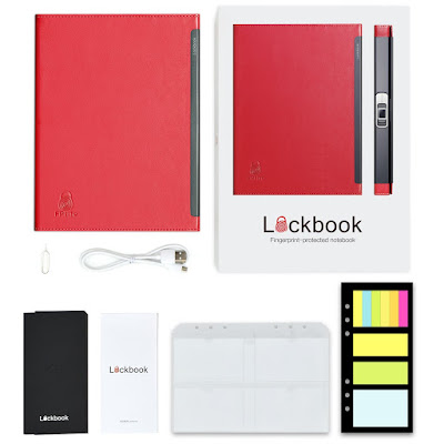 FPLife Lockbook Is The Notebook That Protects Your Personal Notes Using Biometric Fingerprint Sensor